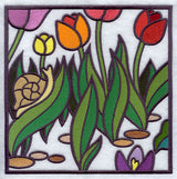 Stained Glass Spring - Middle Center