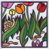 Stained Glass Spring - Middle Center