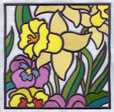 Stained Glass Spring - Middle Right