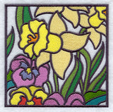 Stained Glass Spring - Middle Right