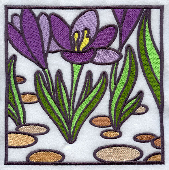 Stained Glass Spring - Bottom Center