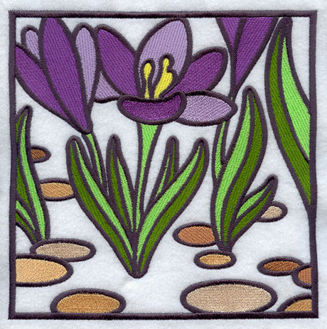 Stained Glass Spring - Bottom Center