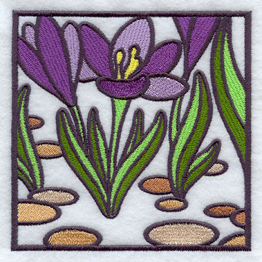 Stained Glass Spring - Bottom Center