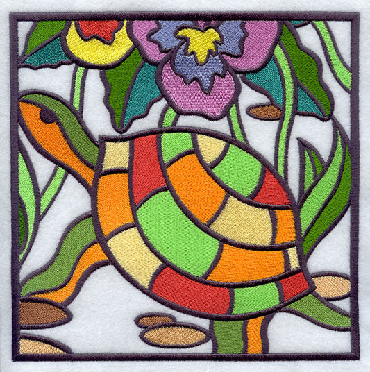 Stained Glass Spring - Bottom Right