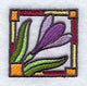 Stained Glass Crocus Corner