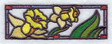 Stained Glass Daffodil Border