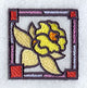 Stained Glass Daffodil Corner