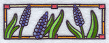 Stained Glass Hyacinth Border