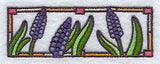 Stained Glass Hyacinth Border