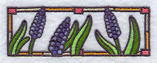 Stained Glass Hyacinth Border