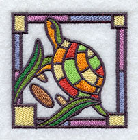 Stained Glass Turtle Corner