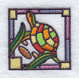 Stained Glass Turtle Corner