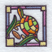Stained Glass Turtle Corner