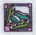 Stained Glass Frog Corner