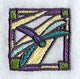 Stained Glass Dragonfly Corner