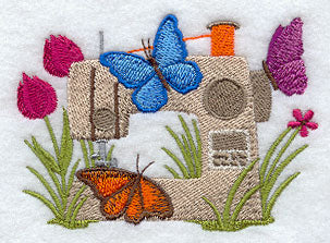 Springtime Sewing Machine