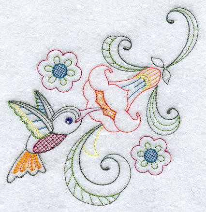 Sweet Dreams Hummingbird Corner - Facing Right