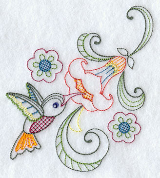 Sweet Dreams Hummingbird Corner - Facing Right