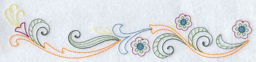 Sweet Dreams Hummingbird Border - Facing Left