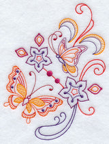 Sweet Dreams Butterflies Corner - Facing Left