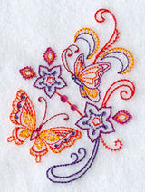 Sweet Dreams Butterflies Corner - Facing Left