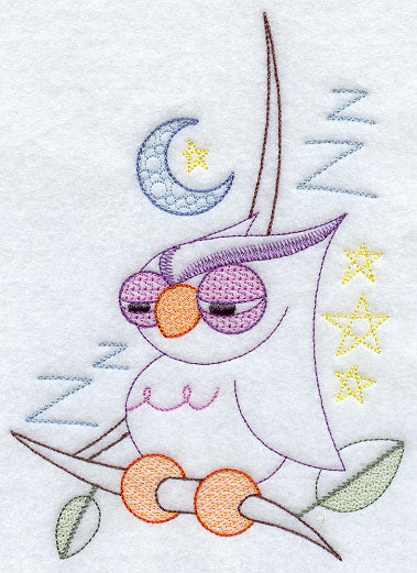 Sleepy Owl Corner - Facing Left