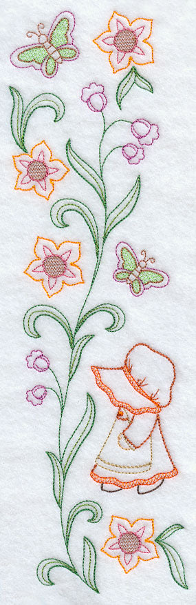 Sweet Dreams Sunbonnet Sue Spray 2 - Facing Left