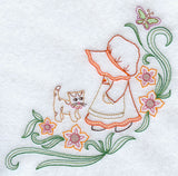 Sweet Dreams Sunbonnet Sue Corner - Facing Left
