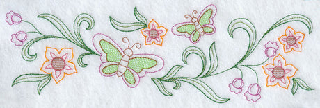 Sweet Dreams Sunbonnet Sue Border - Facing Left