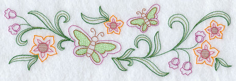 Sweet Dreams Sunbonnet Sue Border - Facing Left