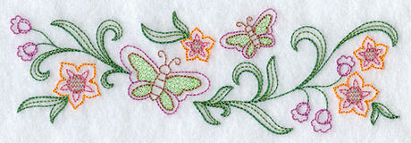 Sweet Dreams Sunbonnet Sue Border - Facing Left