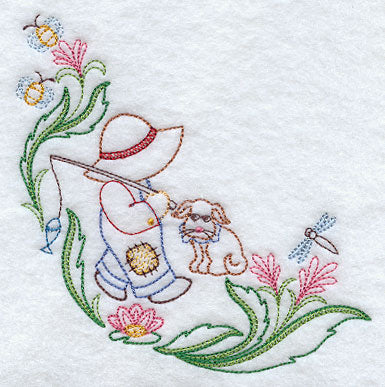 Sweet Dreams Fisherman Fred Corner - Facing Right