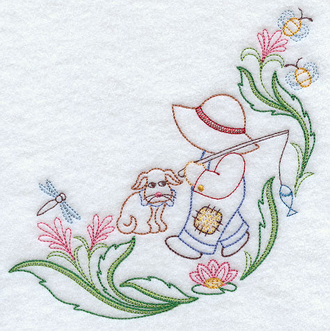 Sweet Dreams Fisherman Fred Corner - Facing Left