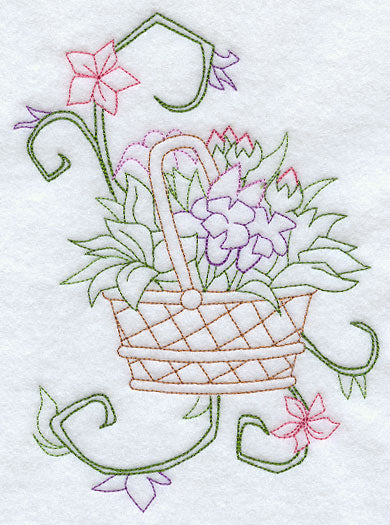 Sweet Dreams Blooming Baskets Corner - Facing Right