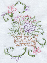 Sweet Dreams Blooming Baskets Corner - Facing Right