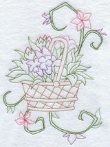 Sweet Dreams Blooming Baskets Corner - Facing Left