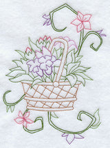 Sweet Dreams Blooming Baskets Corner - Facing Left