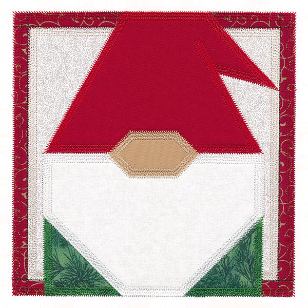 Gnome Quilt Block (In-the-Hoop)