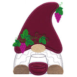 Wine & Dine Gnome (Heirloom Applique)