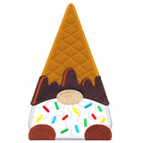 Scrumptious Ice Cream Gnome (Heirloom Applique)