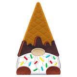 Scrumptious Ice Cream Gnome (Heirloom Applique)