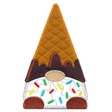 Scrumptious Ice Cream Gnome (Heirloom Applique)
