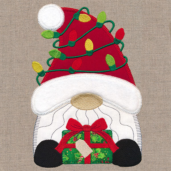 Fa-la-la-la Festive Gnome (Heirloom Applique)