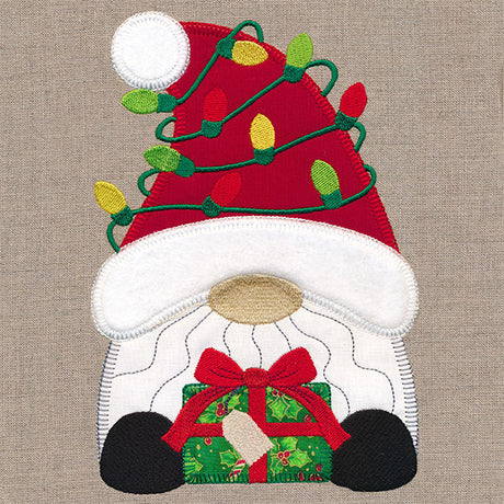 Fa-la-la-la Festive Gnome (Heirloom Applique)