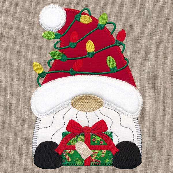 Fa-la-la-la Festive Gnome (Heirloom Applique)