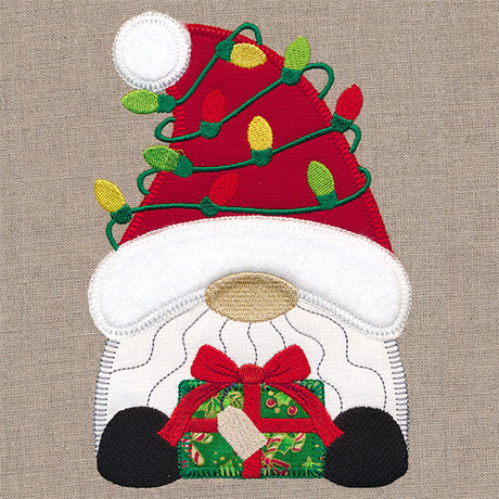 Fa-la-la-la Festive Gnome (Heirloom Applique)
