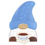 Cozy Coffee Gnome (Heirloom Applique)