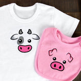 Friendly Pig Face (Applique)