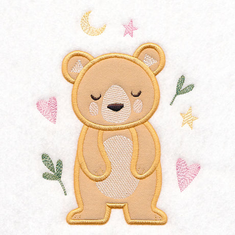 Fluffy Animal Friends - Bear (Applique)