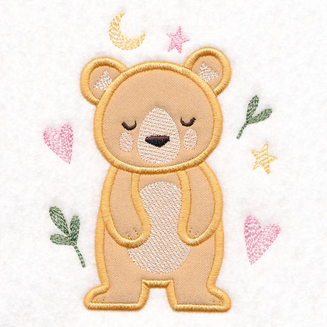 Fluffy Animal Friends - Bear (Applique)